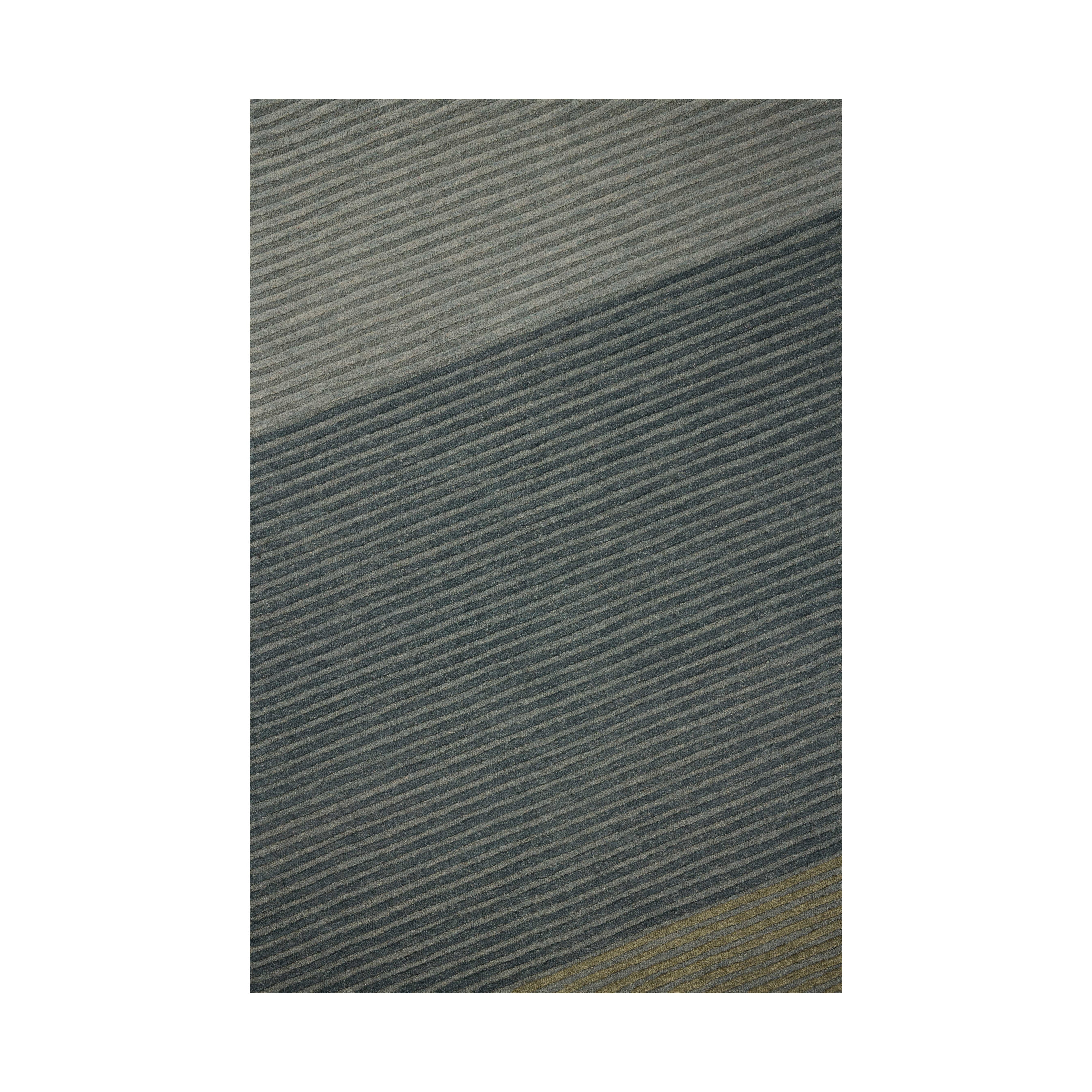 Brigette Romanek x Loloi Madi Denim / Multi Rug, 18" x 18" Sample