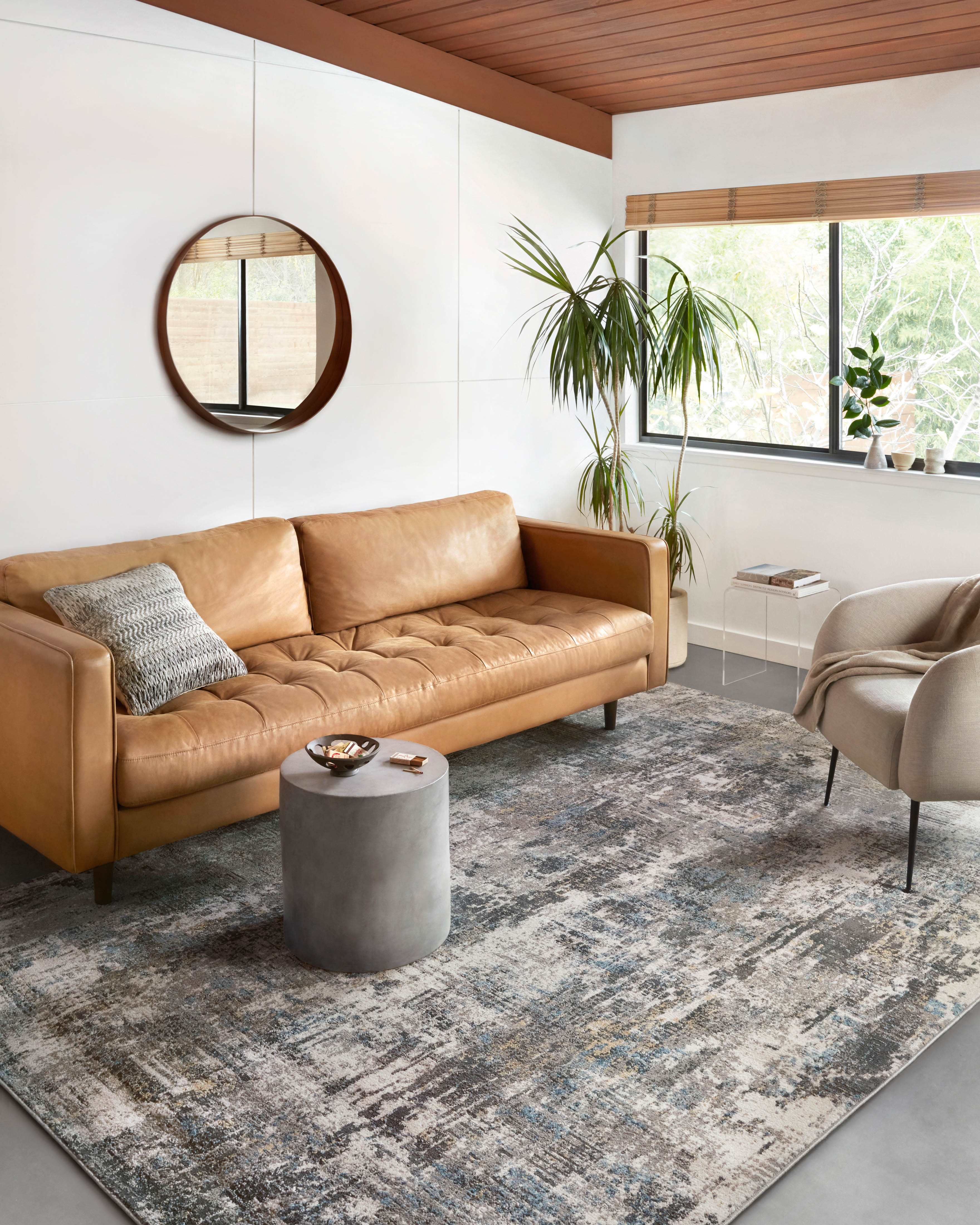 Loloi Maeve Slate / Mist Rug RUGS - synthetic Loloi