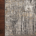 Loloi Maeve Granite / Gold Rug RUGS - synthetic Loloi