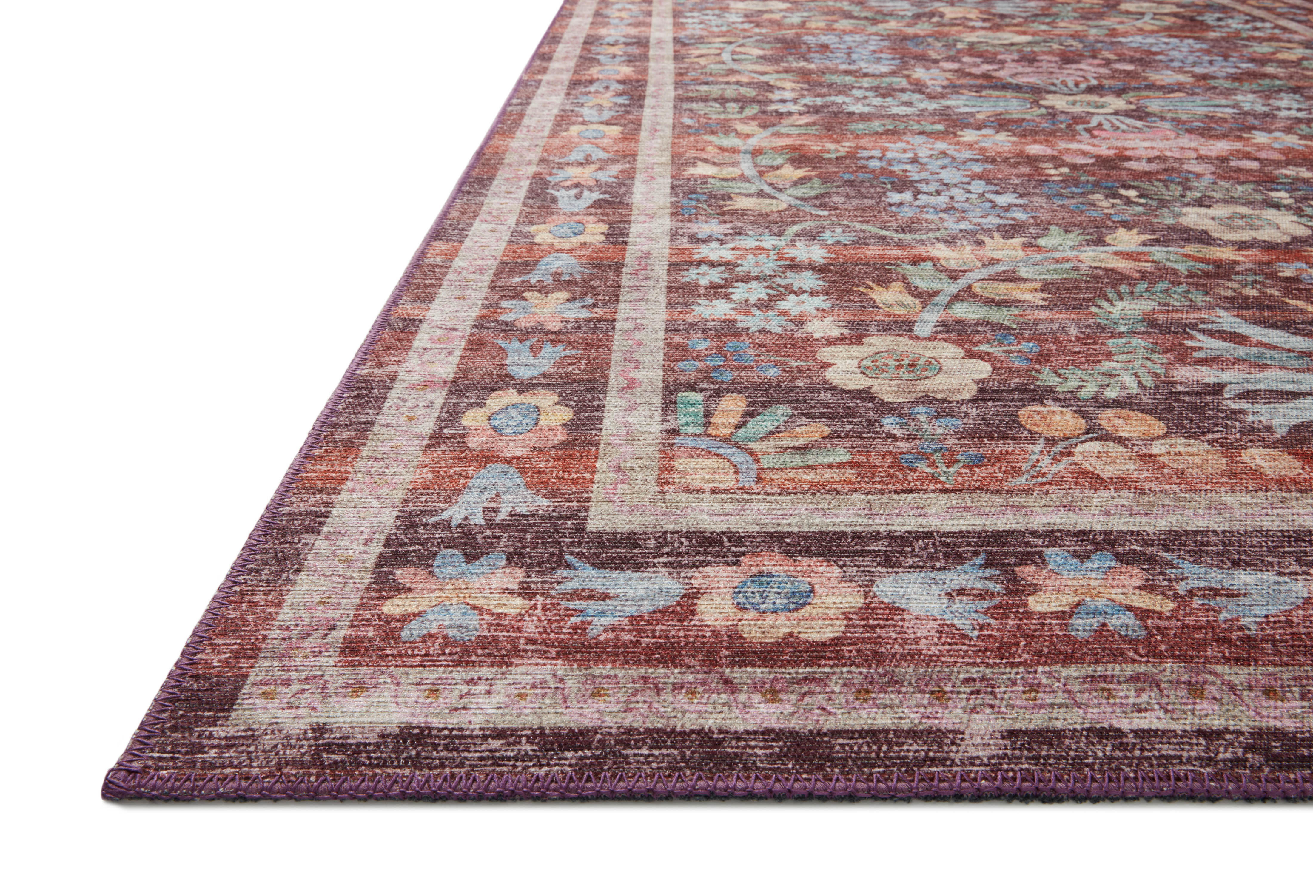 Rifle Paper Co. x Loloi Maison Red Rug RUGS - synthetic Loloi