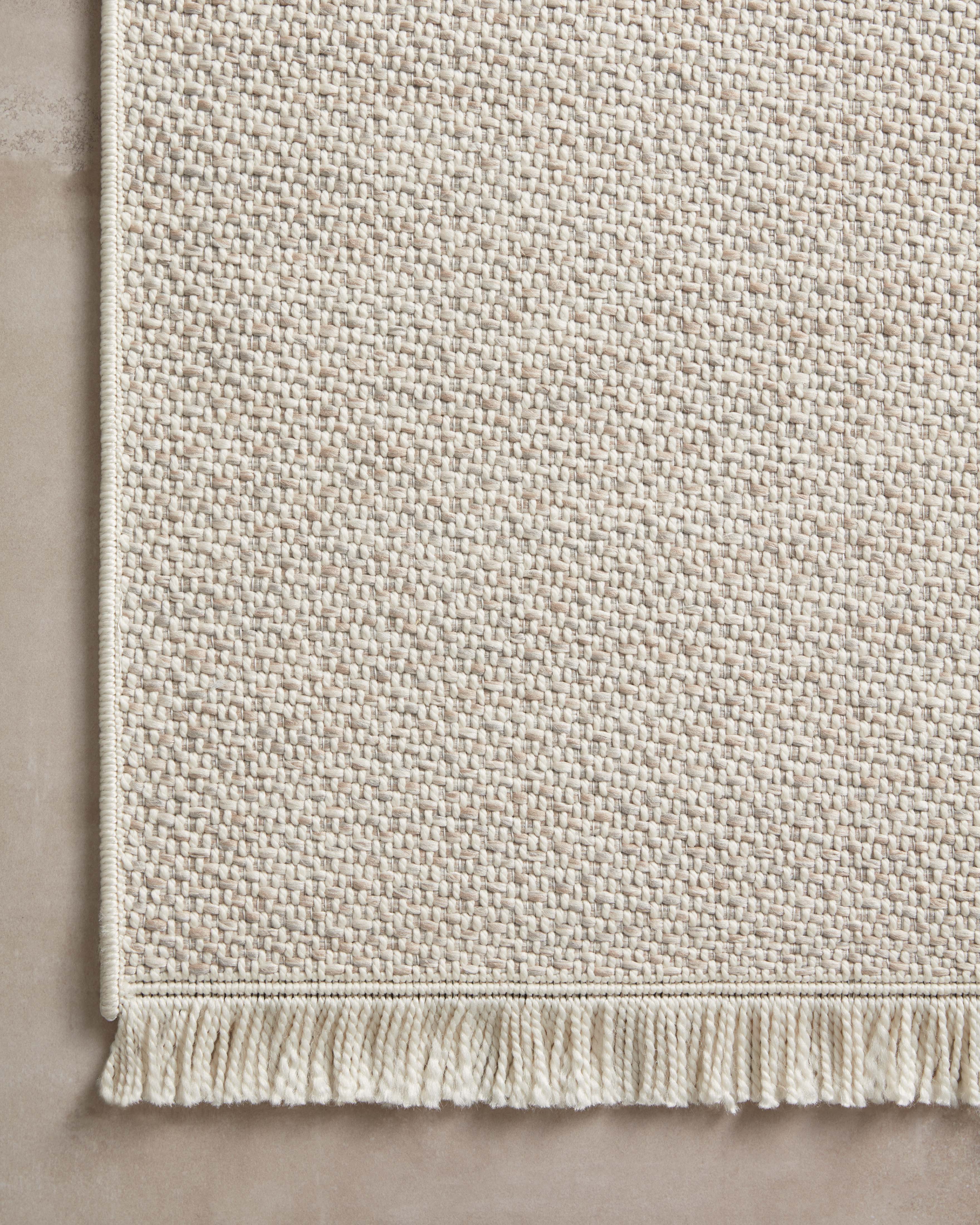 Amber Lewis x Loloi Malibu Ivory / Dove Rug No. 02 5-Rugs - indoor/outdoor Loloi