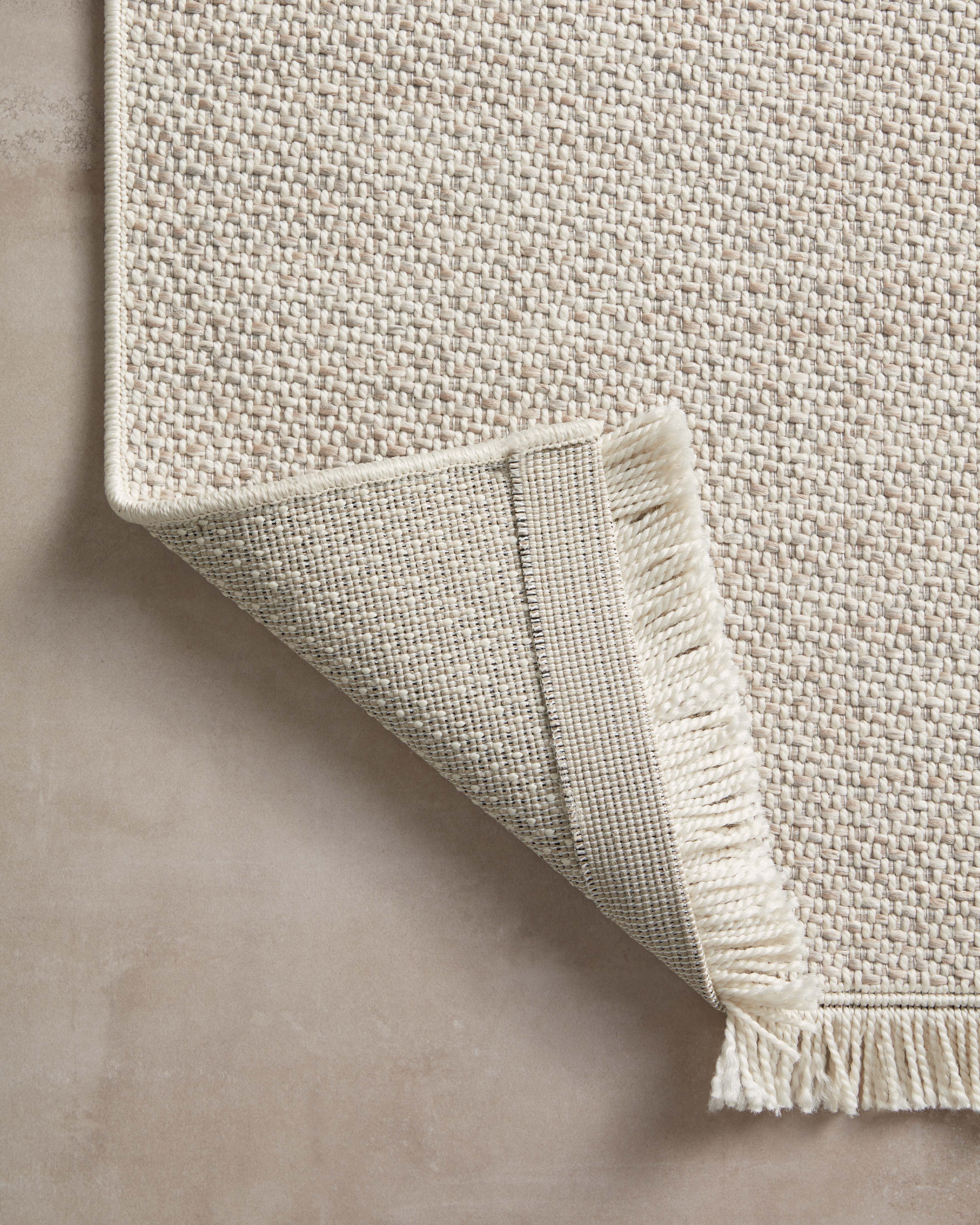 Amber Lewis x Loloi Malibu Ivory / Dove Rug No. 03 5-Rugs - indoor/outdoor Loloi