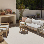 Amber Lewis x Loloi Malibu Ivory / Dove Rug No. 04 5-Rugs - indoor/outdoor Loloi