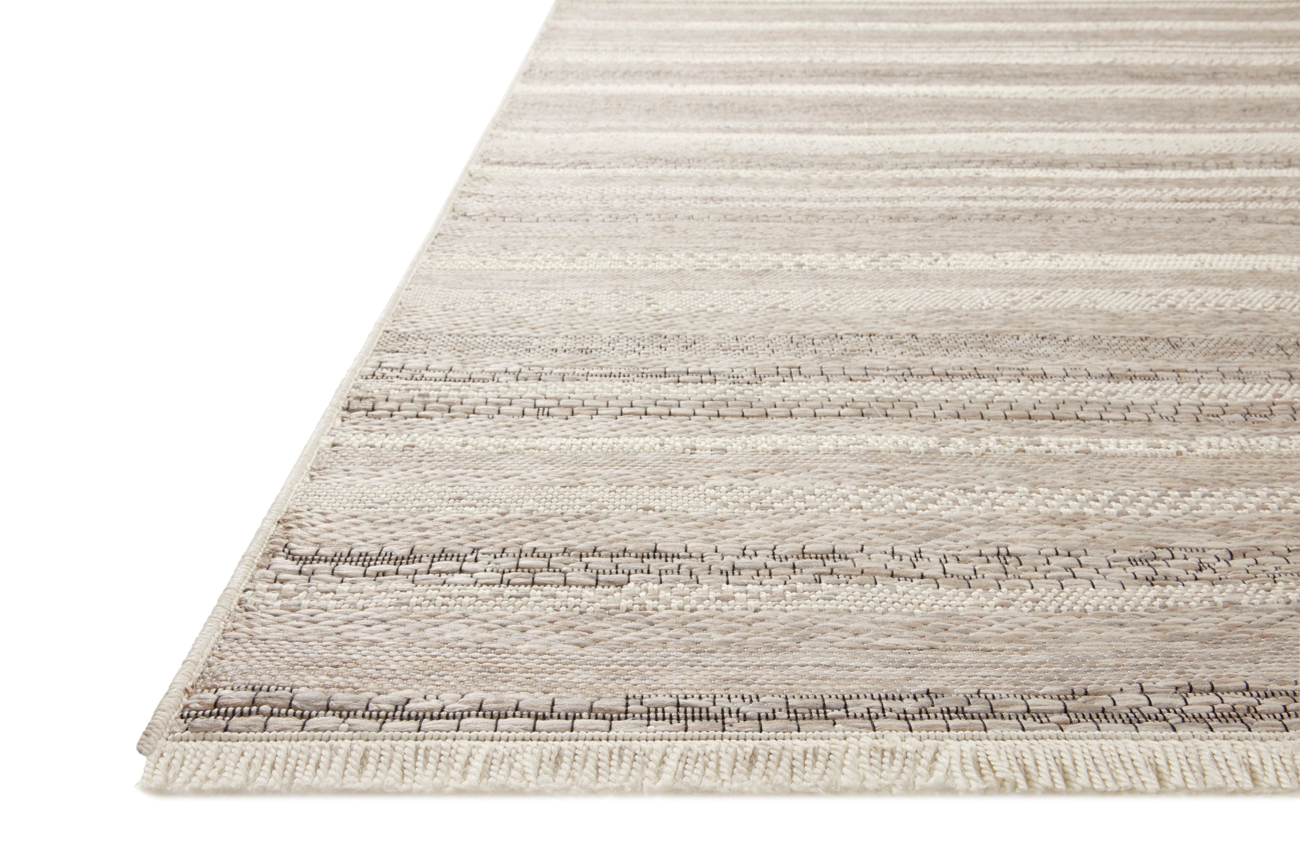Amber Lewis x Loloi Malibu Ivory / Dove Rug No. 03 5-Rugs - indoor/outdoor Loloi