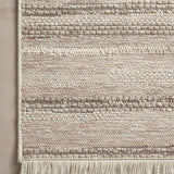 Amber Lewis x Loloi Malibu Ivory / Dove Rug No. 02 5-Rugs - indoor/outdoor Loloi