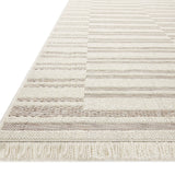 Amber Lewis x Loloi Malibu Ivory / Dove Rug No. 05 5-Rugs - indoor/outdoor Loloi