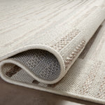 Amber Lewis x Loloi Malibu Ivory / Dove Rug No. 04 5-Rugs - indoor/outdoor Loloi