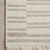 Amber Lewis x Loloi Malibu Ivory / Dove Rug No. 02 5-Rugs - indoor/outdoor Loloi