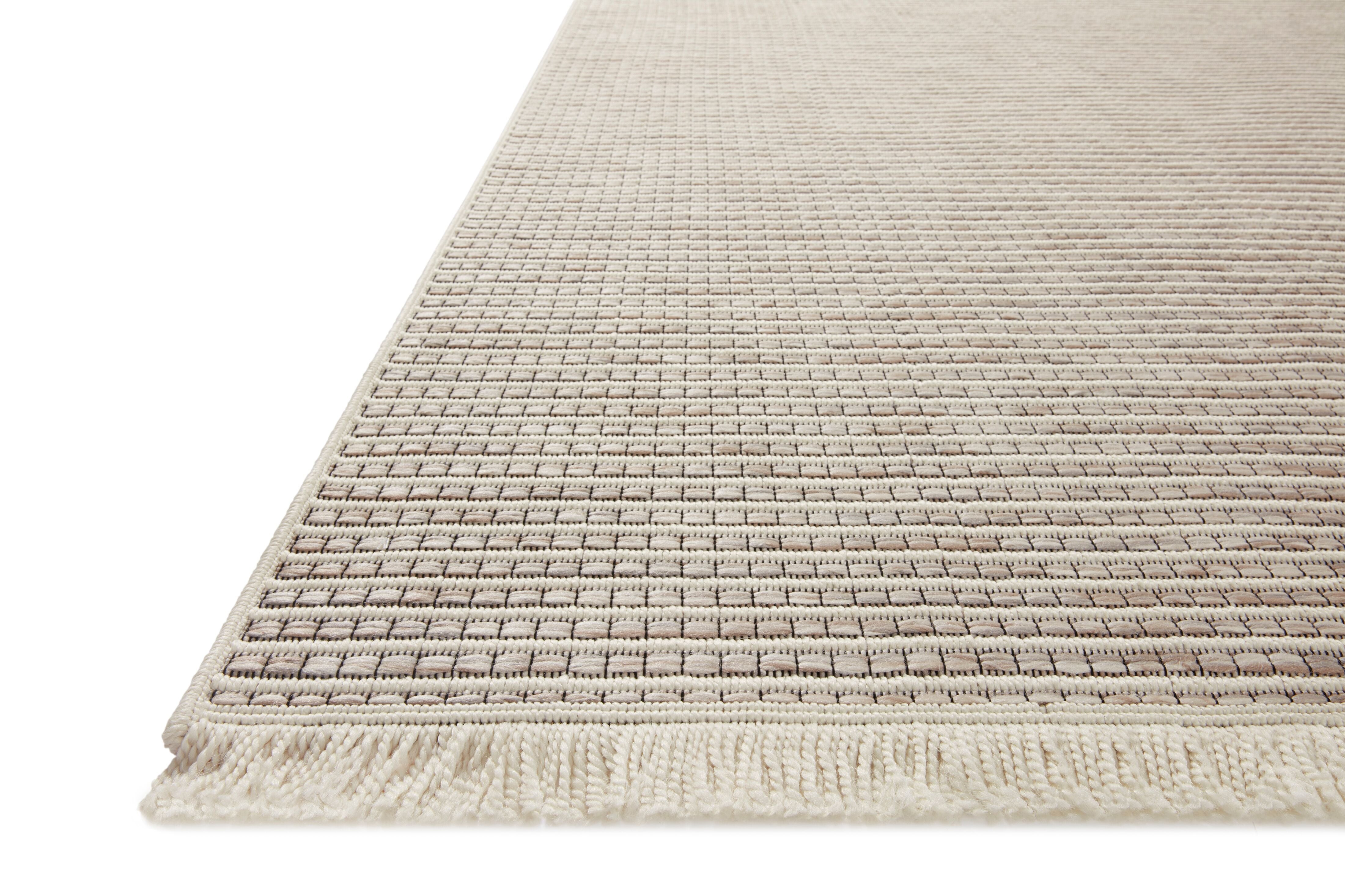 Amber Lewis x Loloi Malibu Ivory / Dove Rug No. 05 5-Rugs - indoor/outdoor Loloi