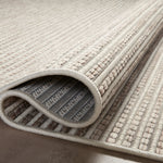 Amber Lewis x Loloi Malibu Ivory / Dove Rug No. 03 5-Rugs - indoor/outdoor Loloi