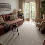 Amber Lewis x Loloi Malibu Ivory / Dove Rug No. 05 5-Rugs - indoor/outdoor Loloi
