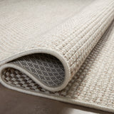 Amber Lewis x Loloi Malibu Ivory / Dove Rug No. 03 5-Rugs - indoor/outdoor Loloi
