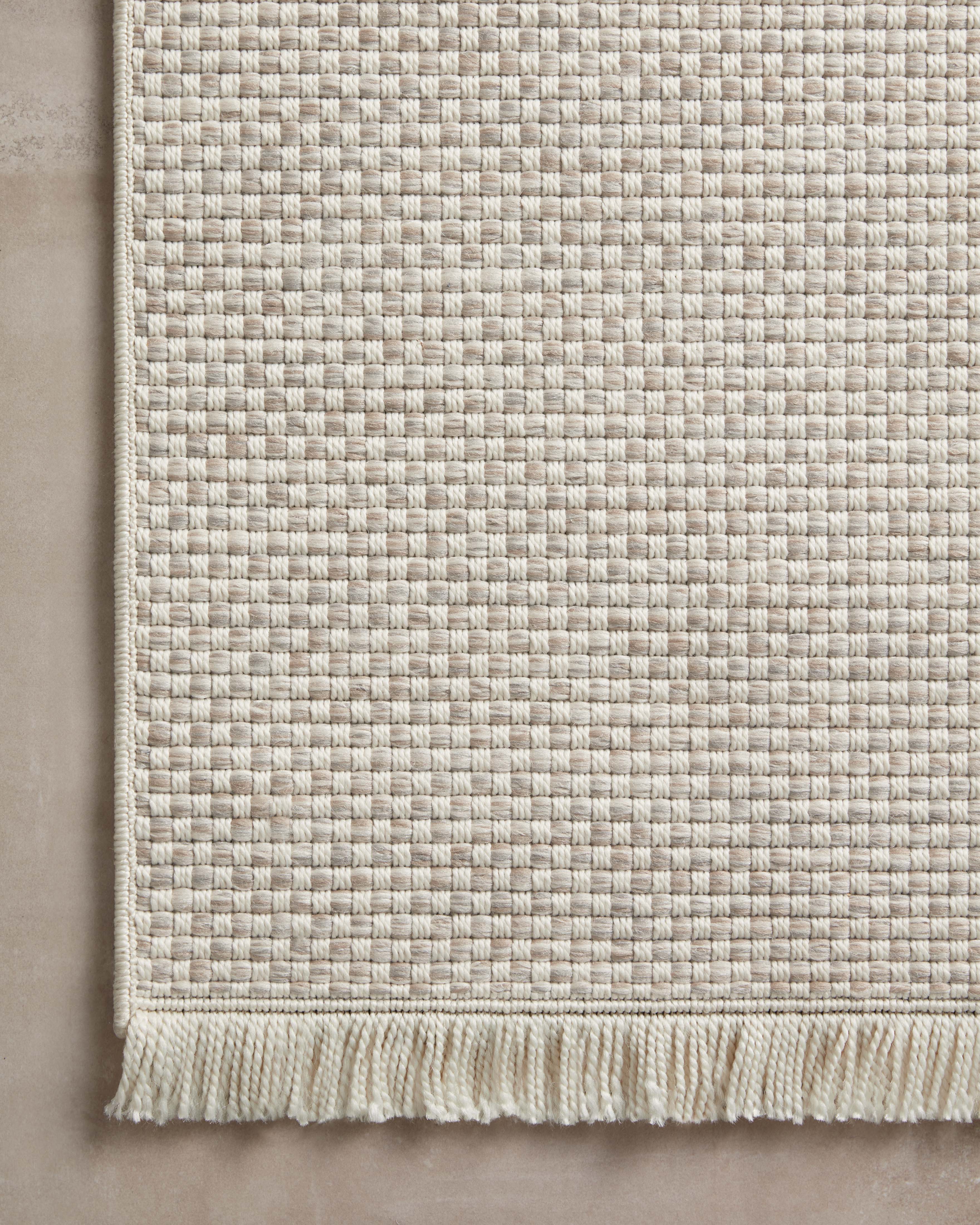Amber Lewis x Loloi Malibu Ivory / Dove Rug No. 02 5-Rugs - indoor/outdoor Loloi