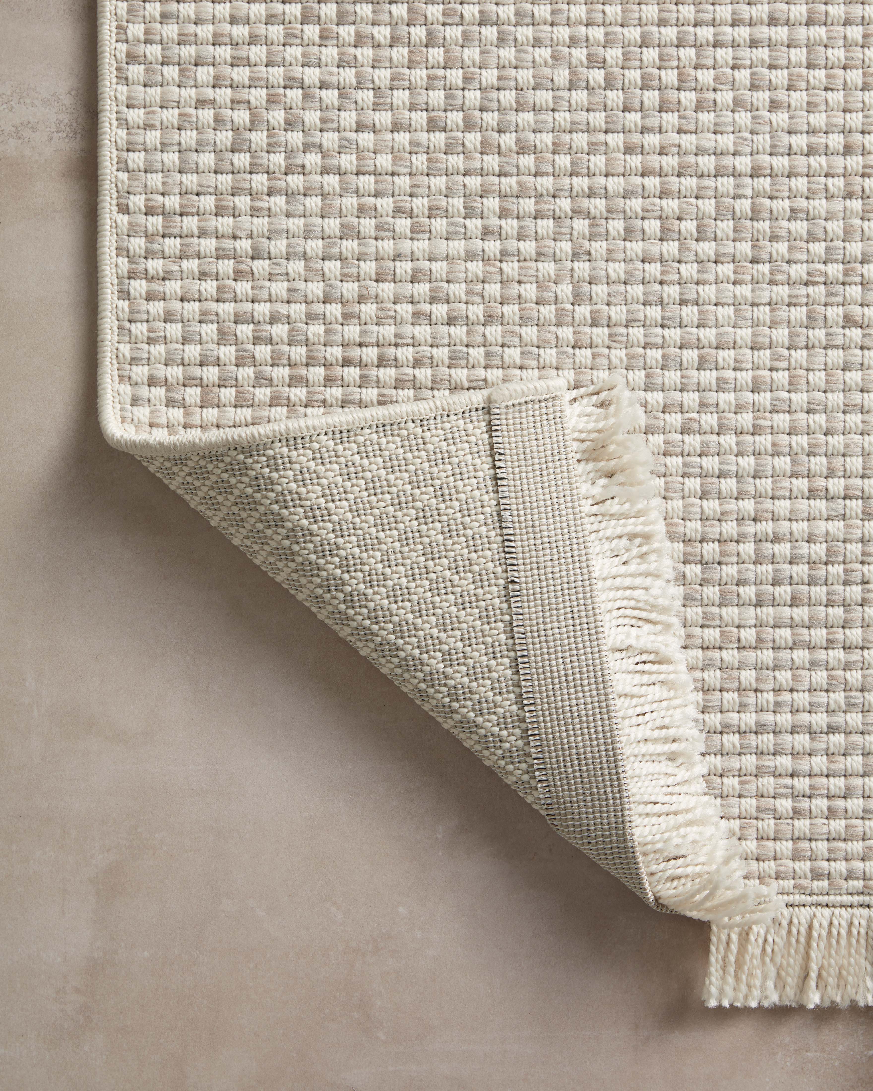 Amber Lewis x Loloi Malibu Ivory / Dove Rug No. 03 5-Rugs - indoor/outdoor Loloi