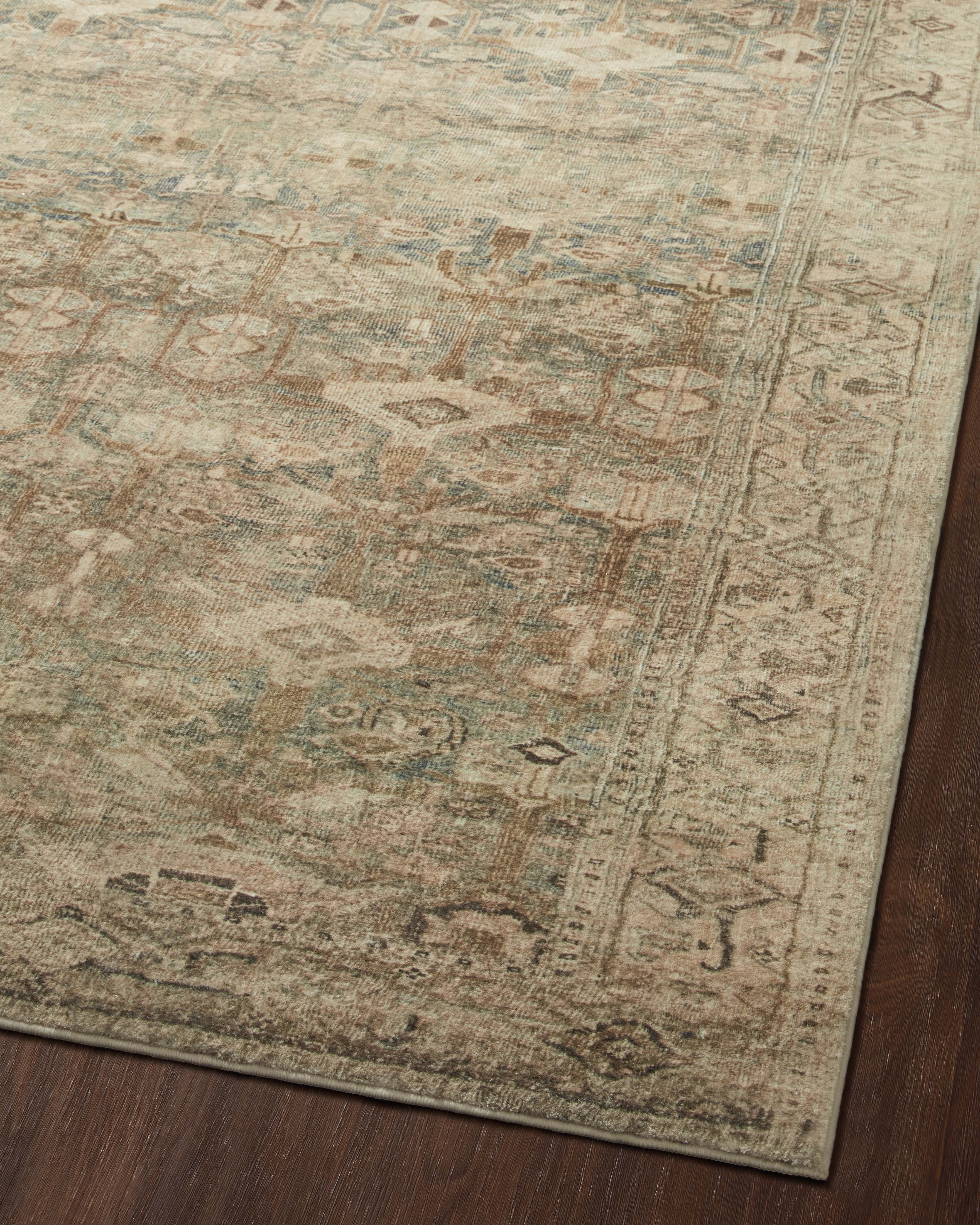 Loloi Margot Antique / Sage Rug No.1 RUGS - synthetic Loloi 18" x 18"