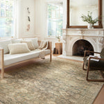 Loloi Margot Antique / Sage Rug No.1 RUGS - synthetic Loloi 18" x 18"