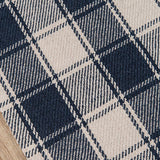 Marlby Tartan Navy Rug 0-rugs-wool Momeni