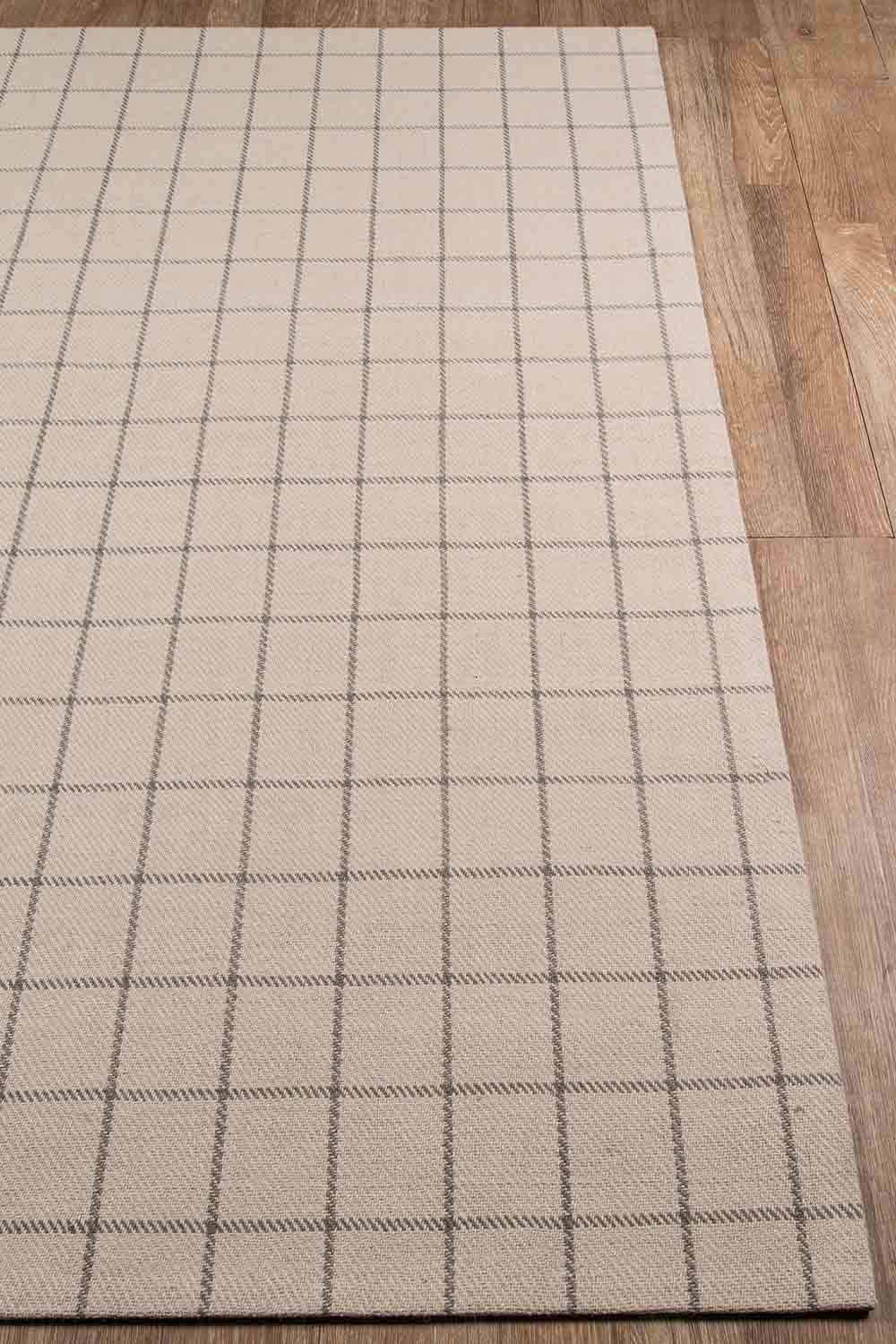 Marlby Windowpane Ivory Rug 0-rugs-wool Momeni