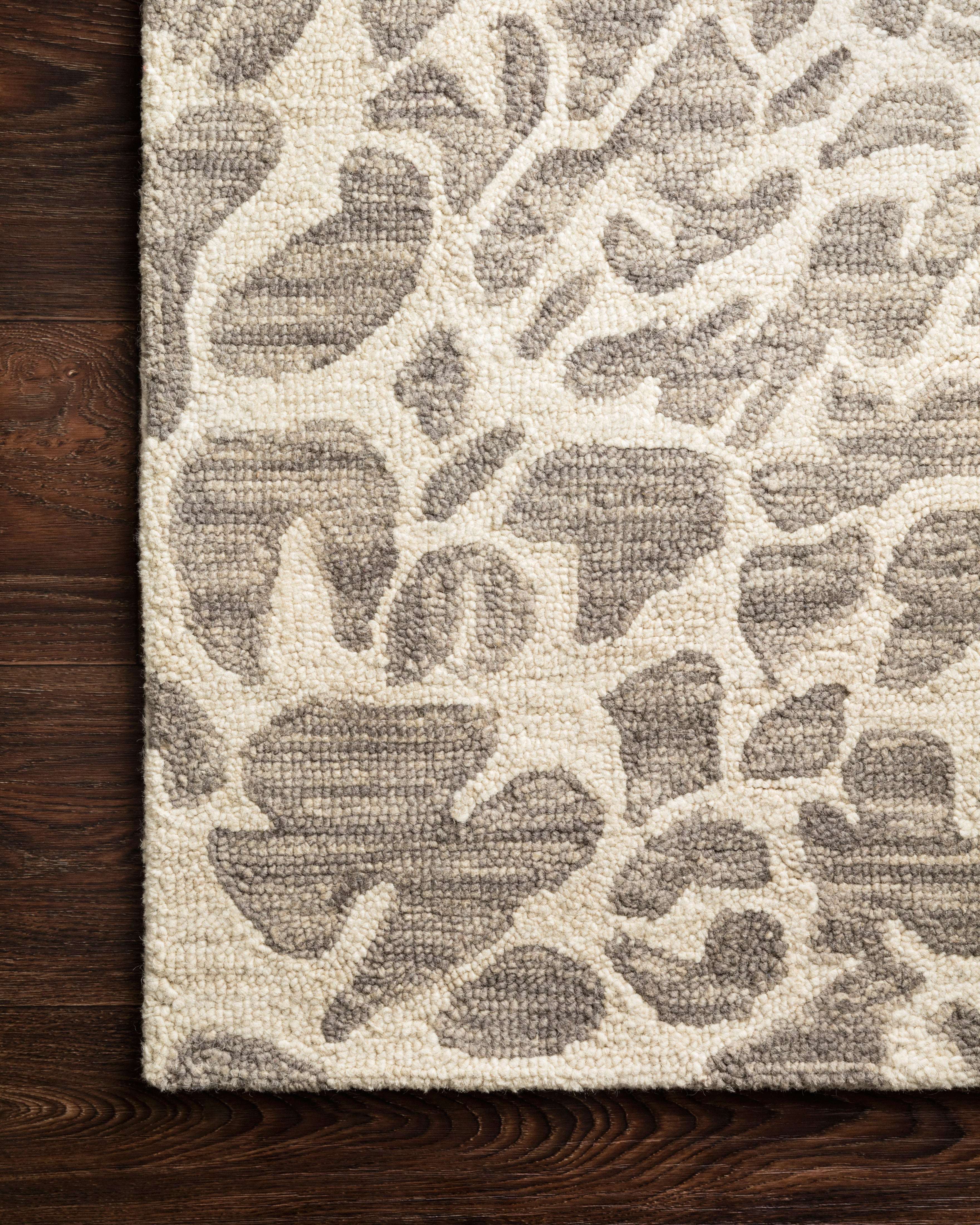 Loloi Masai Grey / Ivory Rug RUGS - wool Loloi