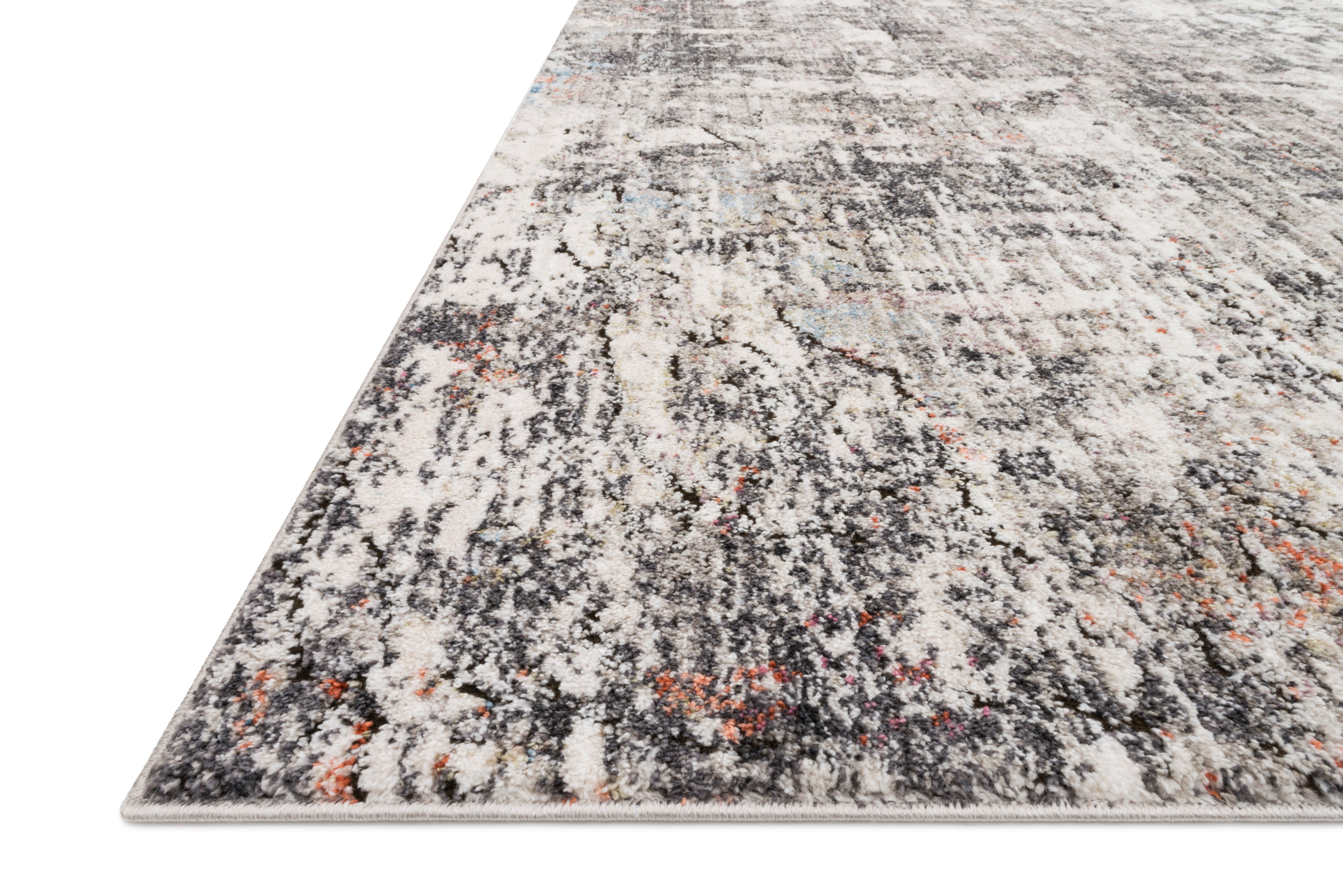 Loloi Medusa Ivory / Granite Rug RUGS - synthetic Loloi