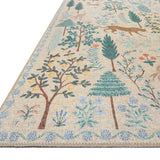 Rifle Paper Co. x Loloi Menagerie Cream Rug No.2 RUGS - synthetic Loloi
