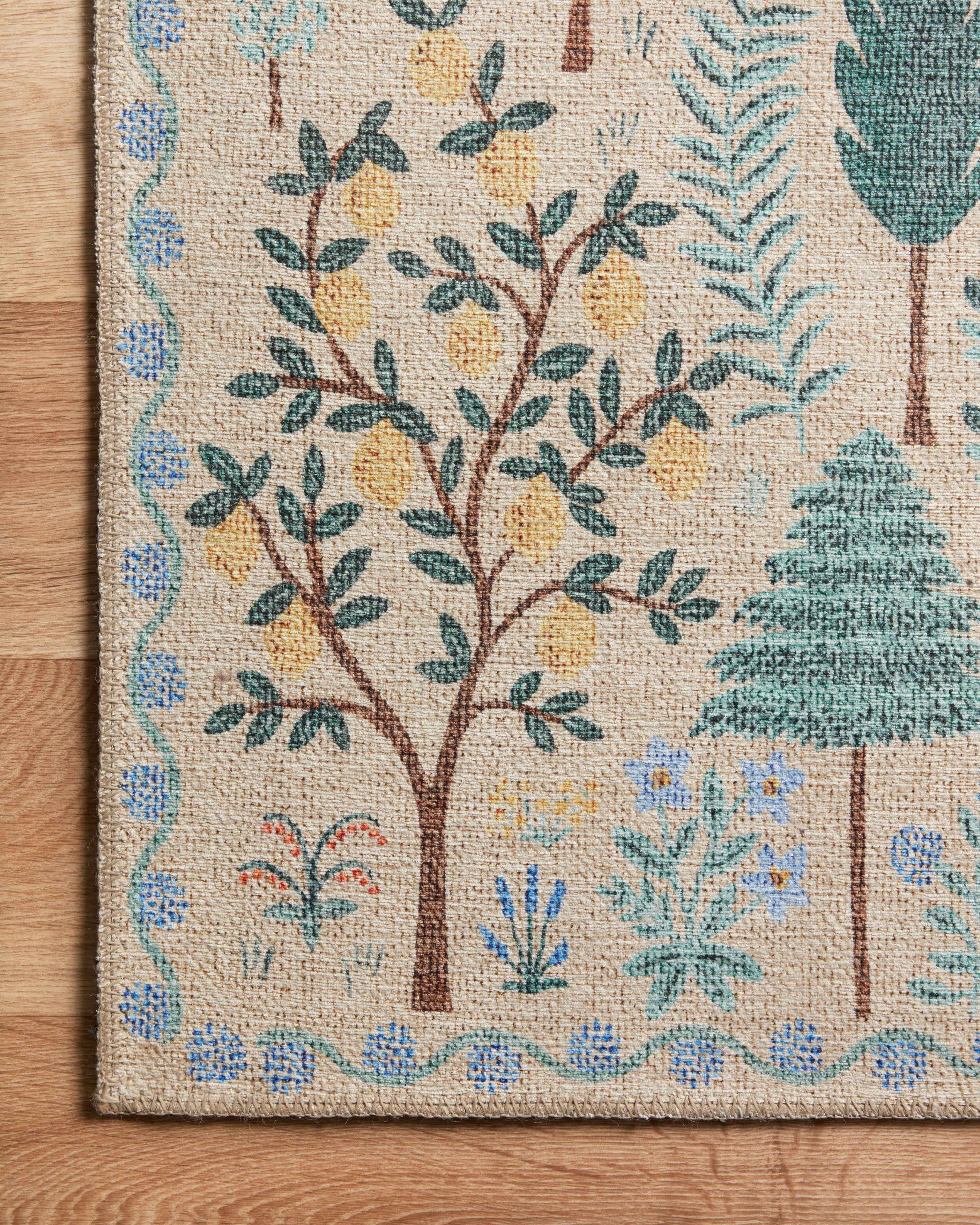 Rifle Paper Co. x Loloi Menagerie Cream Rug No.2 RUGS - synthetic Loloi