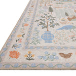 Rifle Paper Co. x Loloi Menagerie Cream Rug No.2 RUGS - synthetic Loloi 18" x 18"