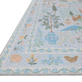 Rifle Paper Co. X Loloi/ Menagerie Camont Lt. Blue Rug 3 - RUGS - patterned Loloi