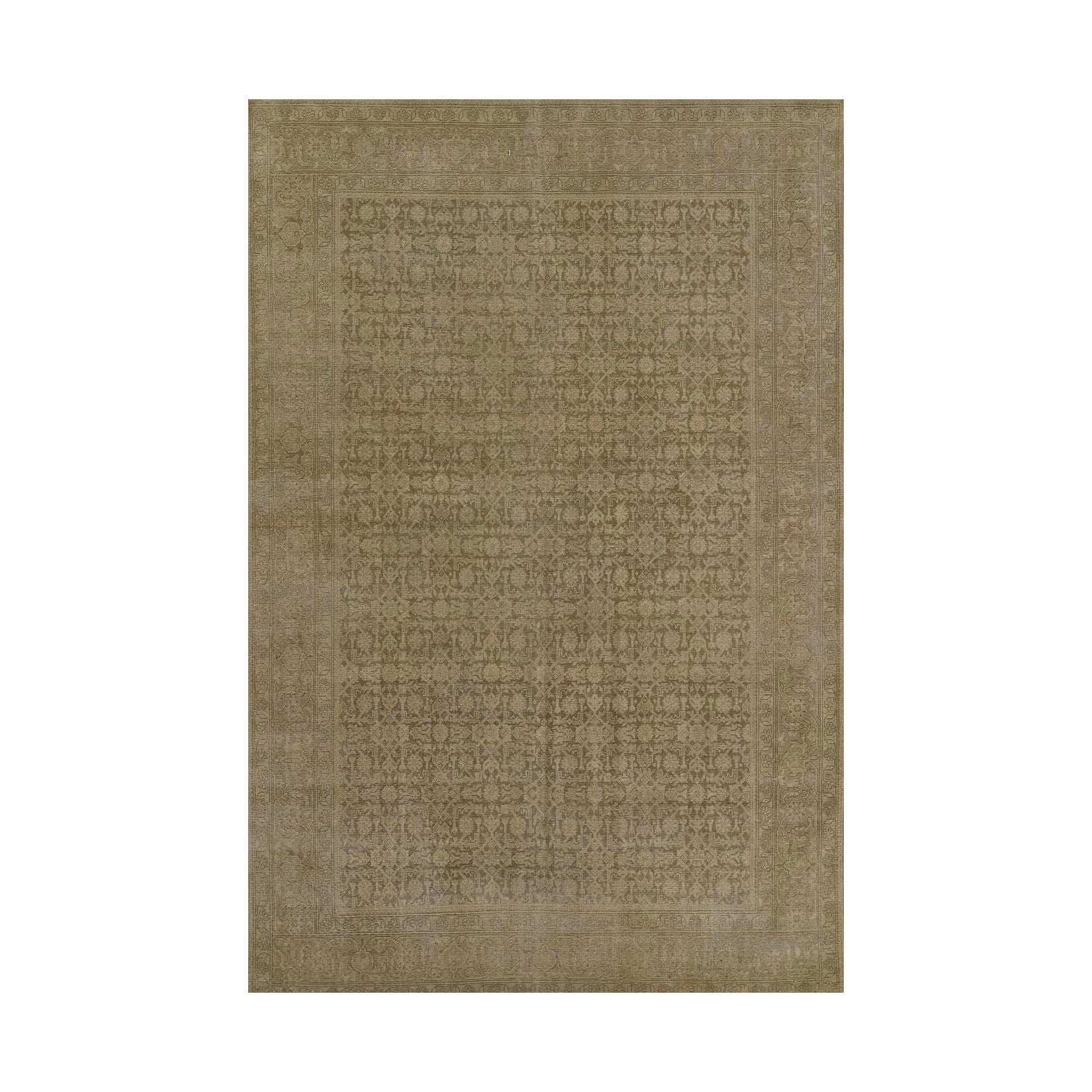 Menorca Bazzaar Hand Knotted Wool Area Rug RUGS - wool Momeni Green 2'6" x 9' Runner