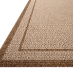 Loloi Merrick Chestnut / Oatmeal Rug 5-Rugs - indoor/outdoor Loloi