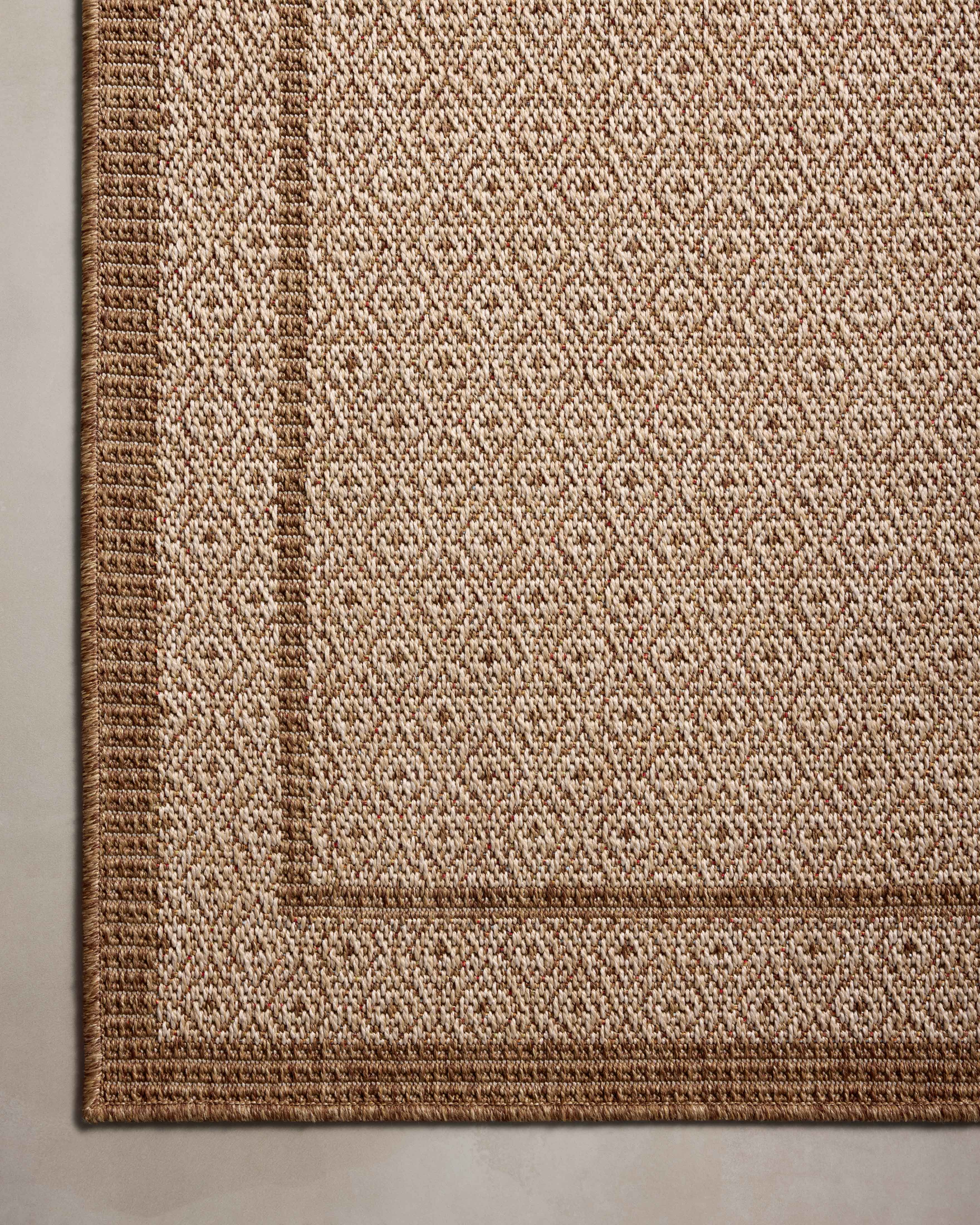 Loloi Merrick Chestnut / Oatmeal Rug 5-Rugs - indoor/outdoor Loloi