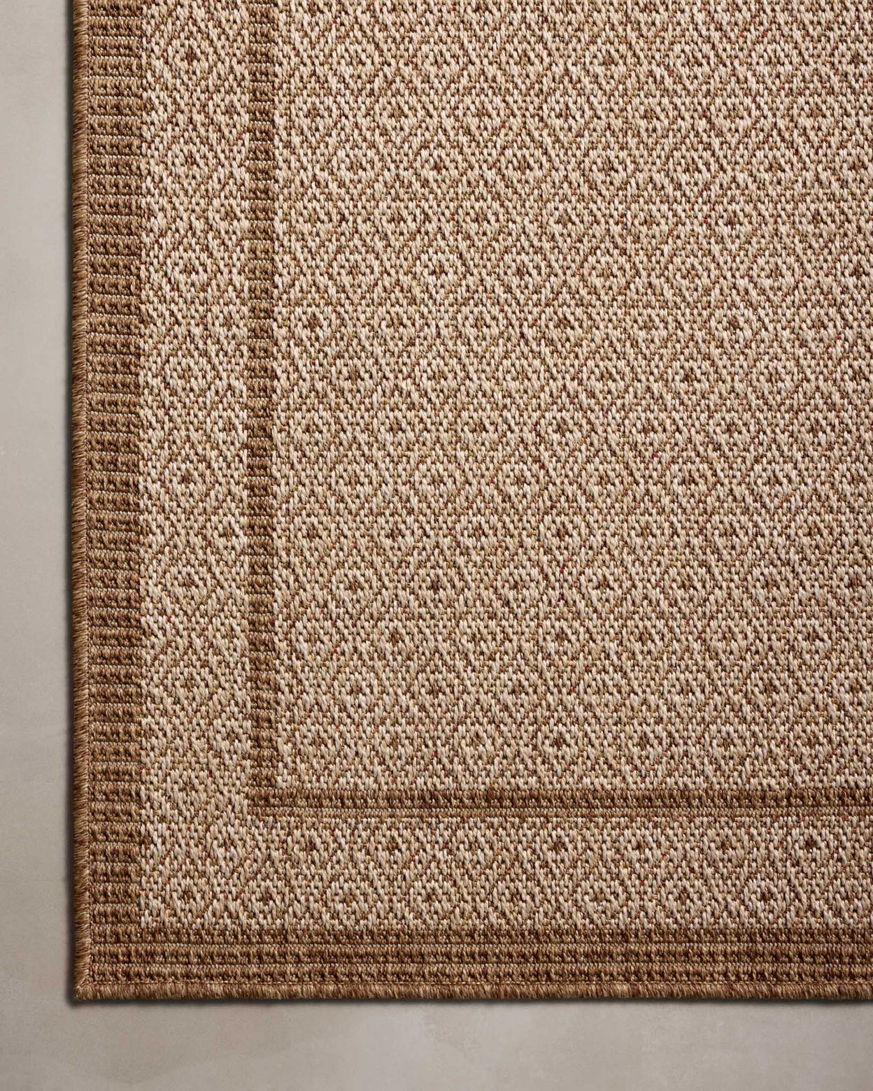 Loloi Merrick Chestnut / Oatmeal Rug 5-Rugs - indoor/outdoor Loloi