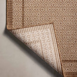 Loloi Merrick Chestnut / Oatmeal Rug 5-Rugs - indoor/outdoor Loloi