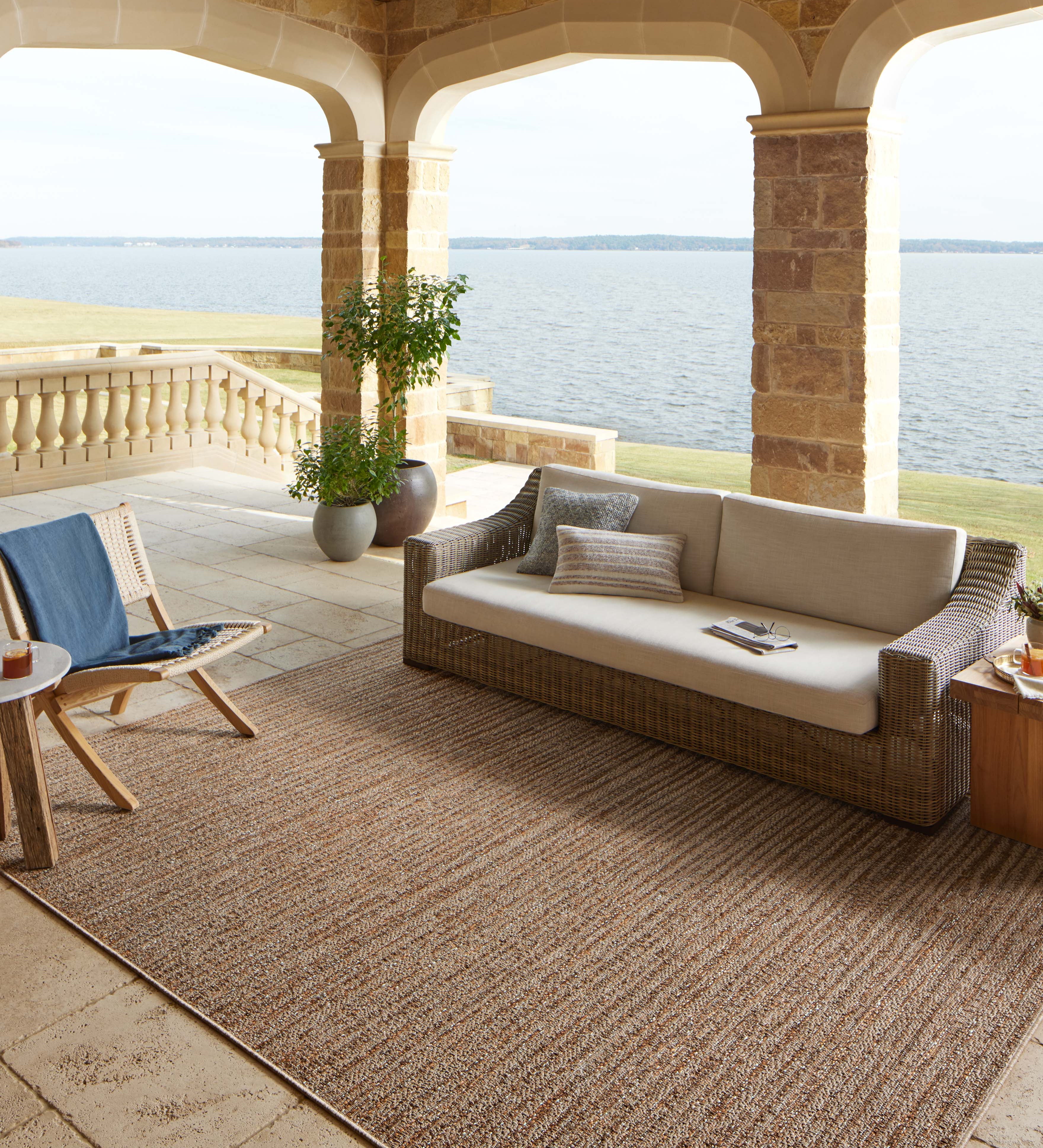 Loloi Merrick Oatmeal / Multi Rug