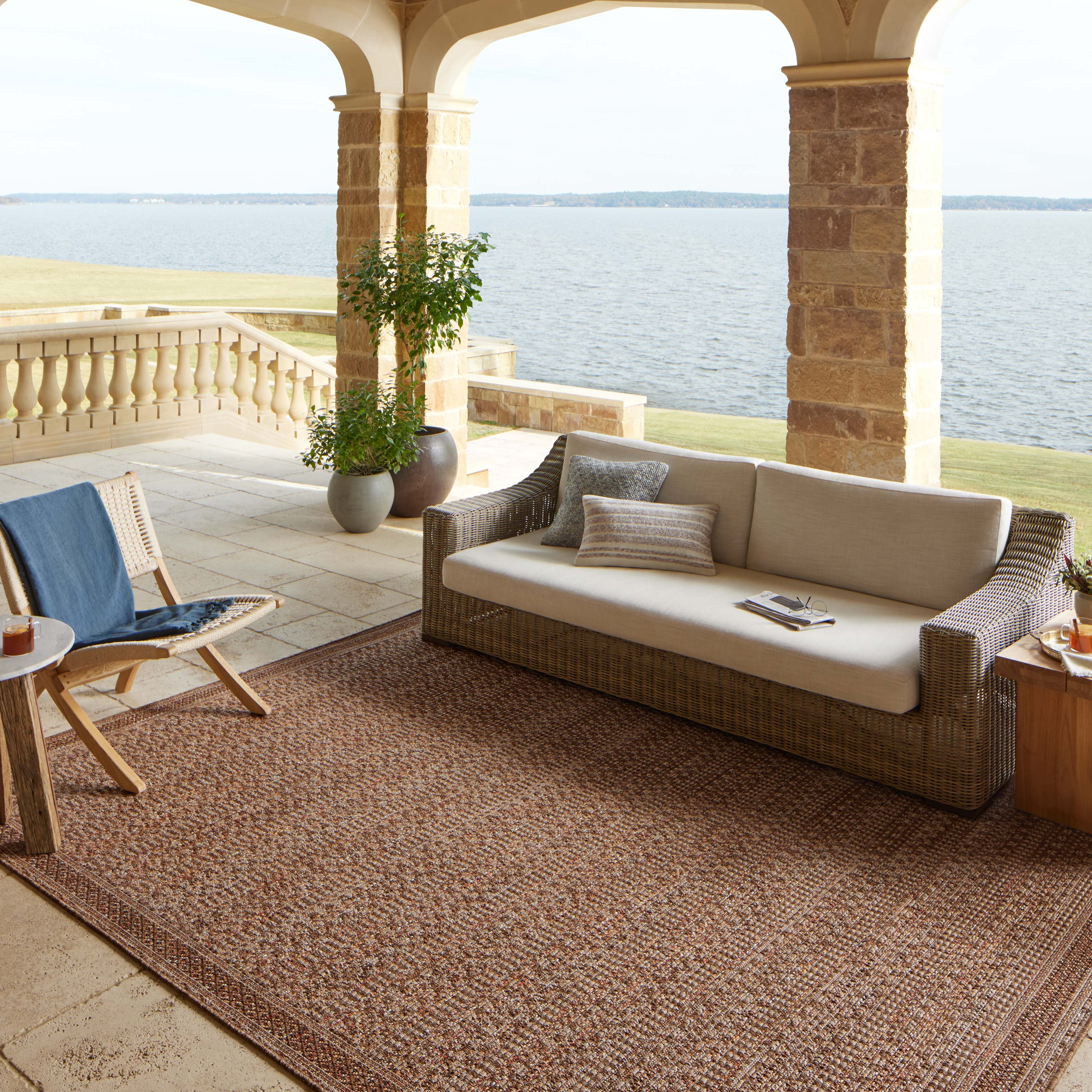 Loloi Merrick Natural / Fiesta Rug 5-Rugs - indoor/outdoor Loloi