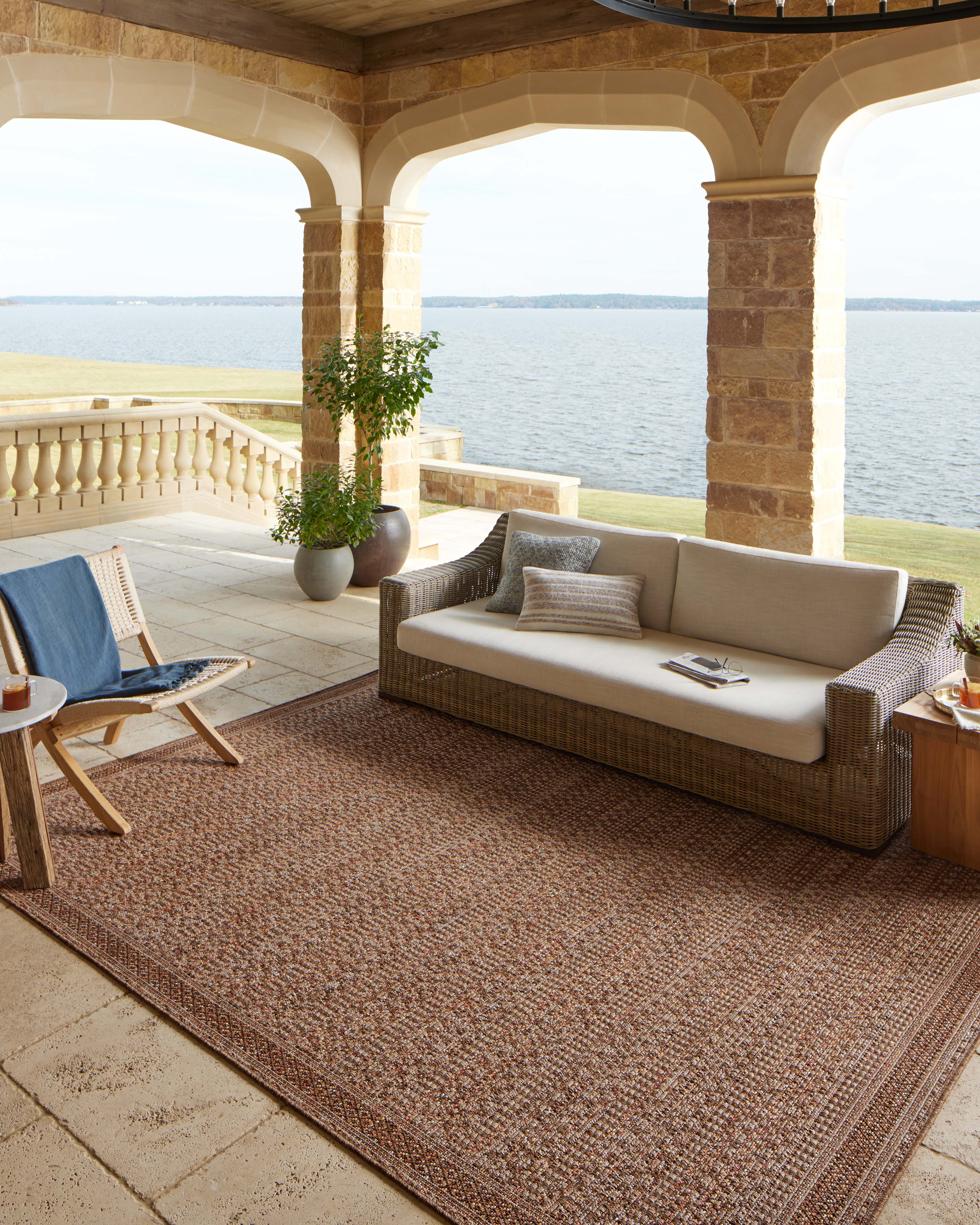 Loloi Merrick Natural / Fiesta Rug 5-Rugs - indoor/outdoor Loloi