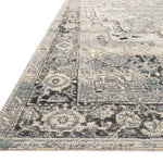 Loloi Mika Grey / Blue Rug RUGS - synthetic Loloi