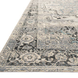 Loloi Mika Grey / Blue Rug RUGS - synthetic Loloi