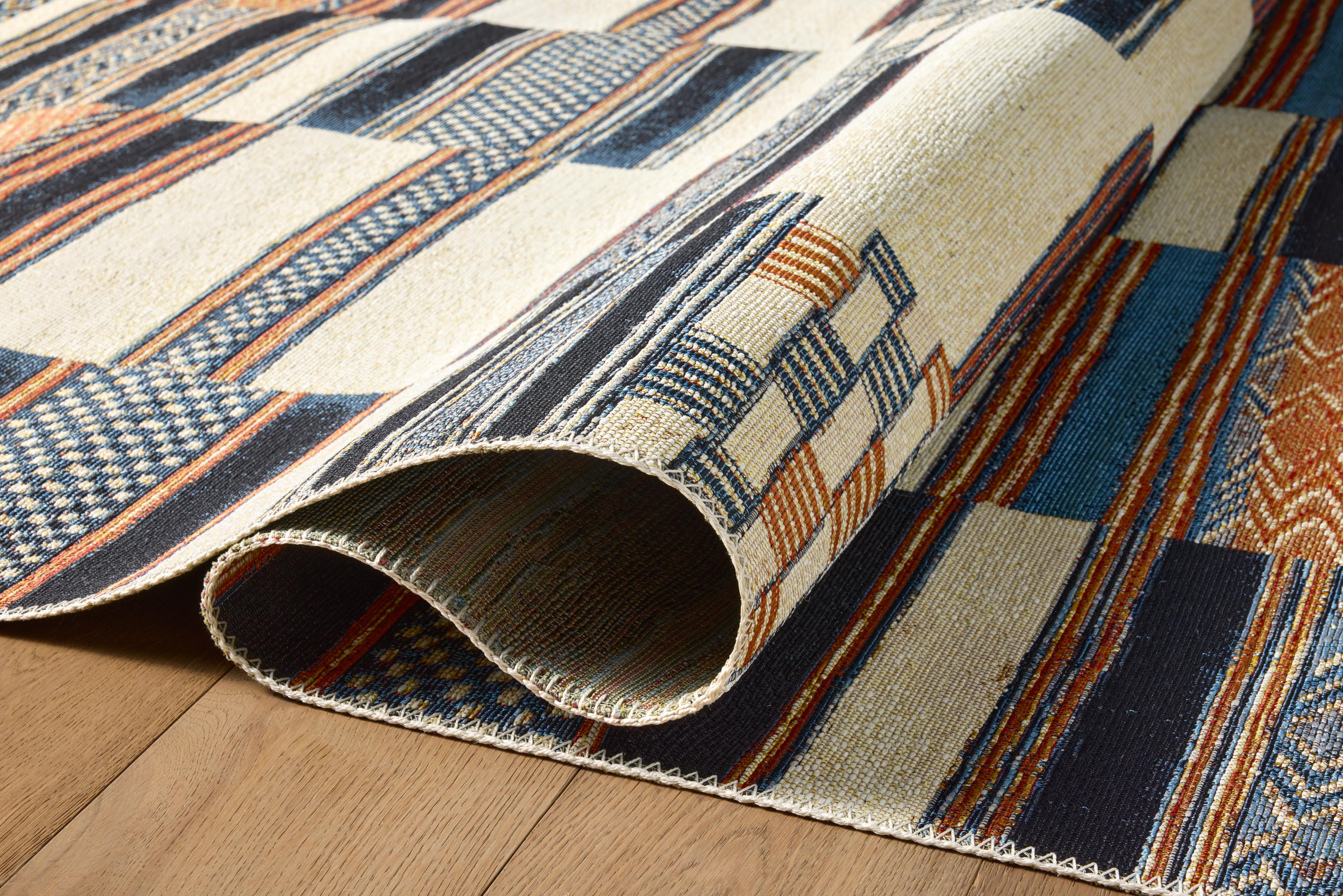 Loloi Mika Ivory / Multi Rug RUGS - synthetic Loloi