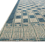 Loloi Mika Blue / Ivory Rug RUGS - synthetic Loloi