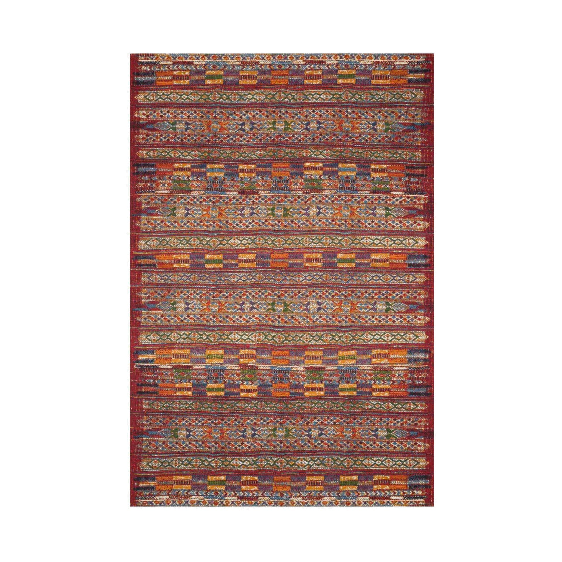 Loloi Mika Red / Multi Rug 5-Rugs - indoor/outdoor Loloi