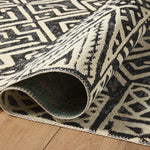 Loloi Mika Ivory / Black Rug RUGS - synthetic Loloi