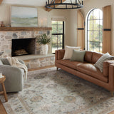 Magnolia Home by Joanna Gaines x Loloi Millie Sky / Gold Rug 0-patterned rugs Loloi