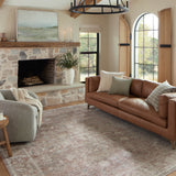 Joanna Gaines x Loloi Millie Brick / Fog Rug RUGS - synthetic Loloi