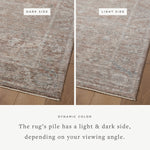 Joanna Gaines x Loloi Millie Brick / Fog Rug RUGS - synthetic Loloi