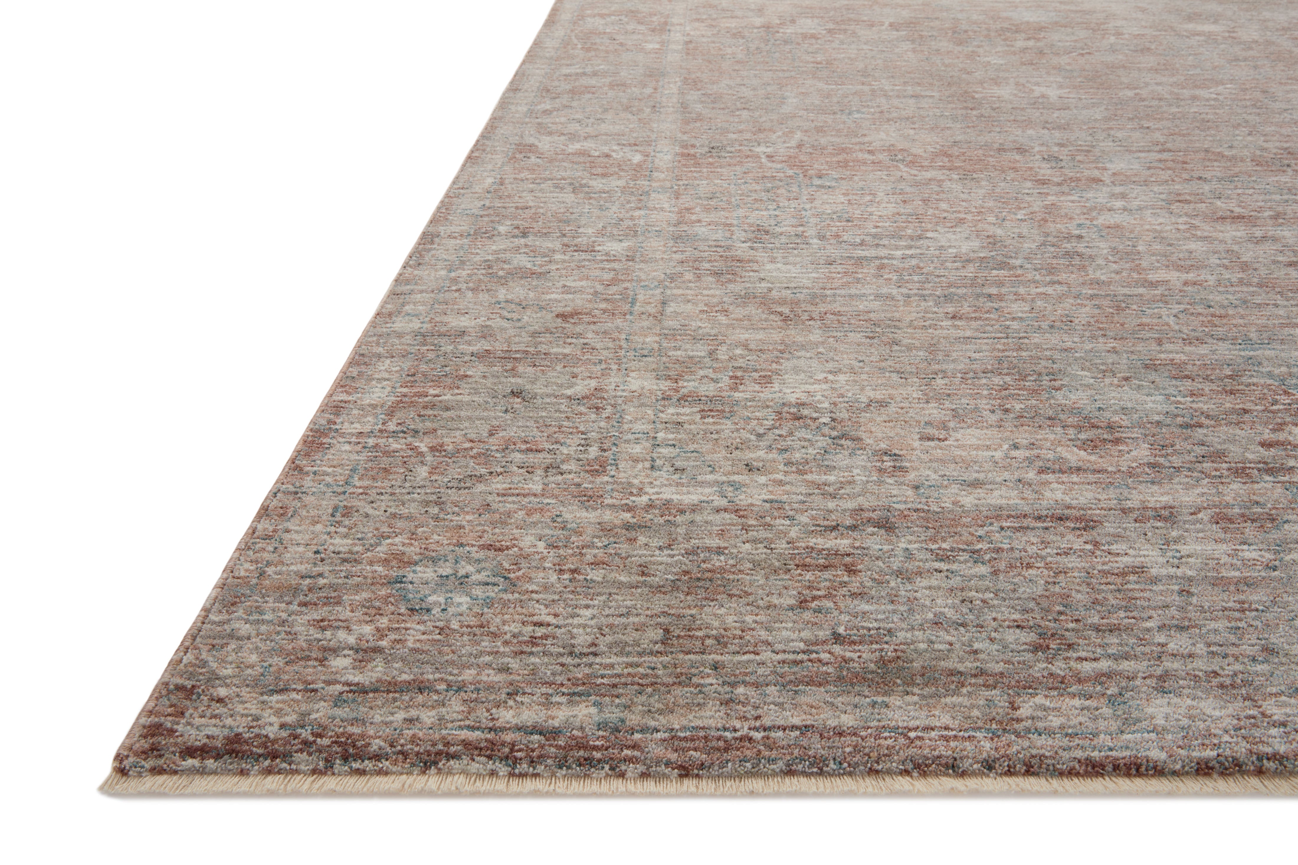 Joanna Gaines x Loloi Millie Brick / Fog Rug RUGS - synthetic Loloi