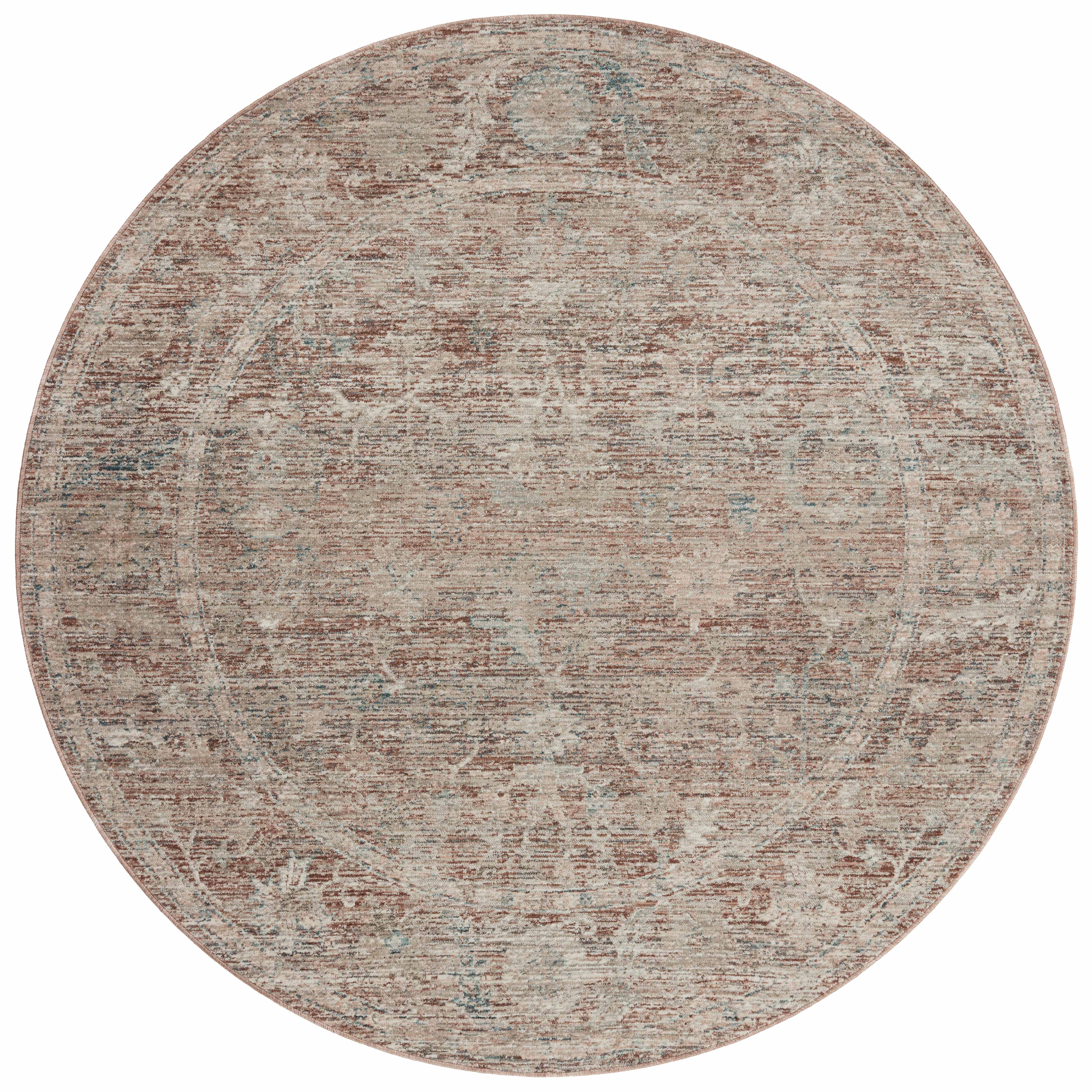 Joanna Gaines x Loloi Millie Brick / Fog Rug RUGS - synthetic Loloi