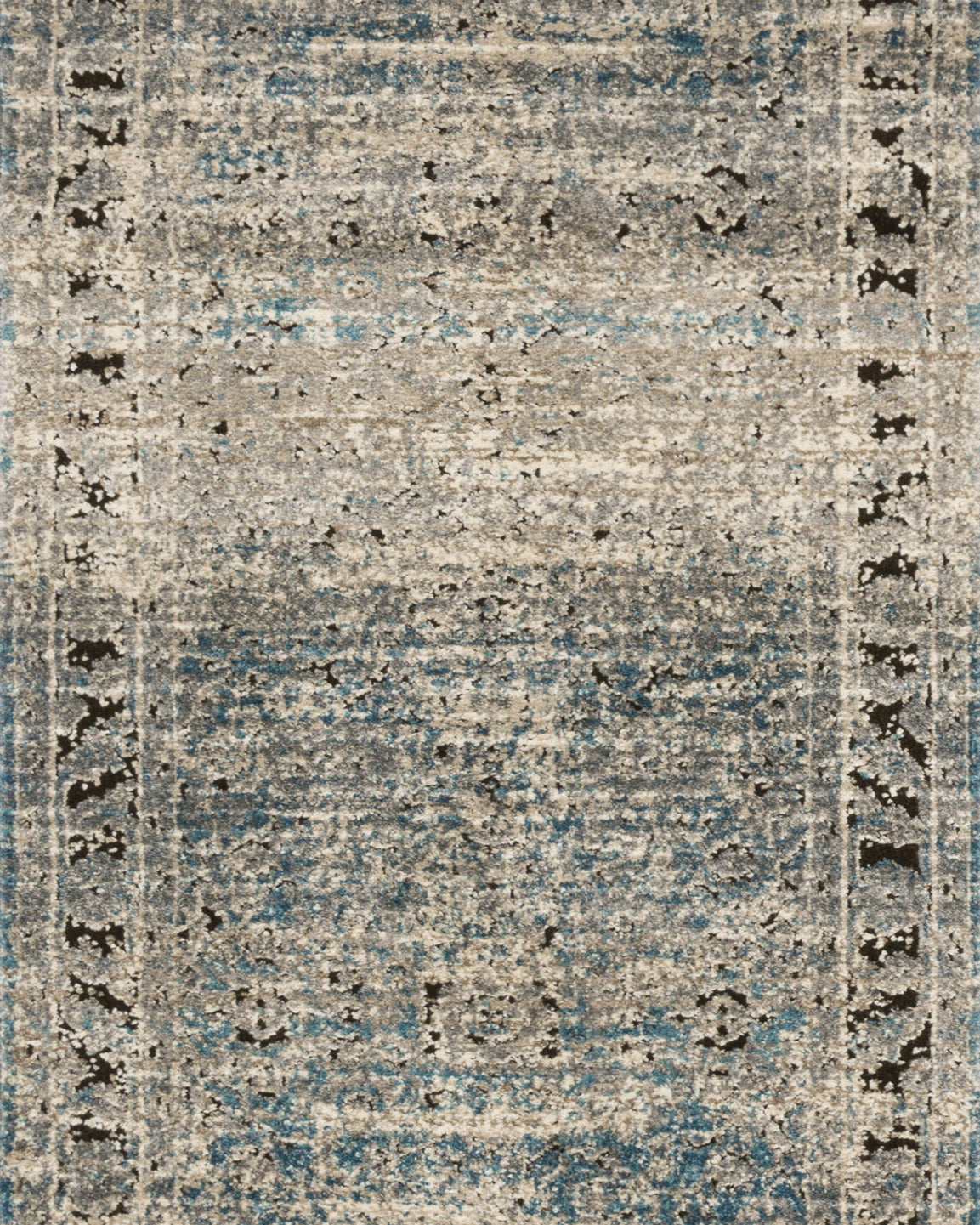 Loloi Millennium Grey / Blue Rug RUGS - synthetic Loloi