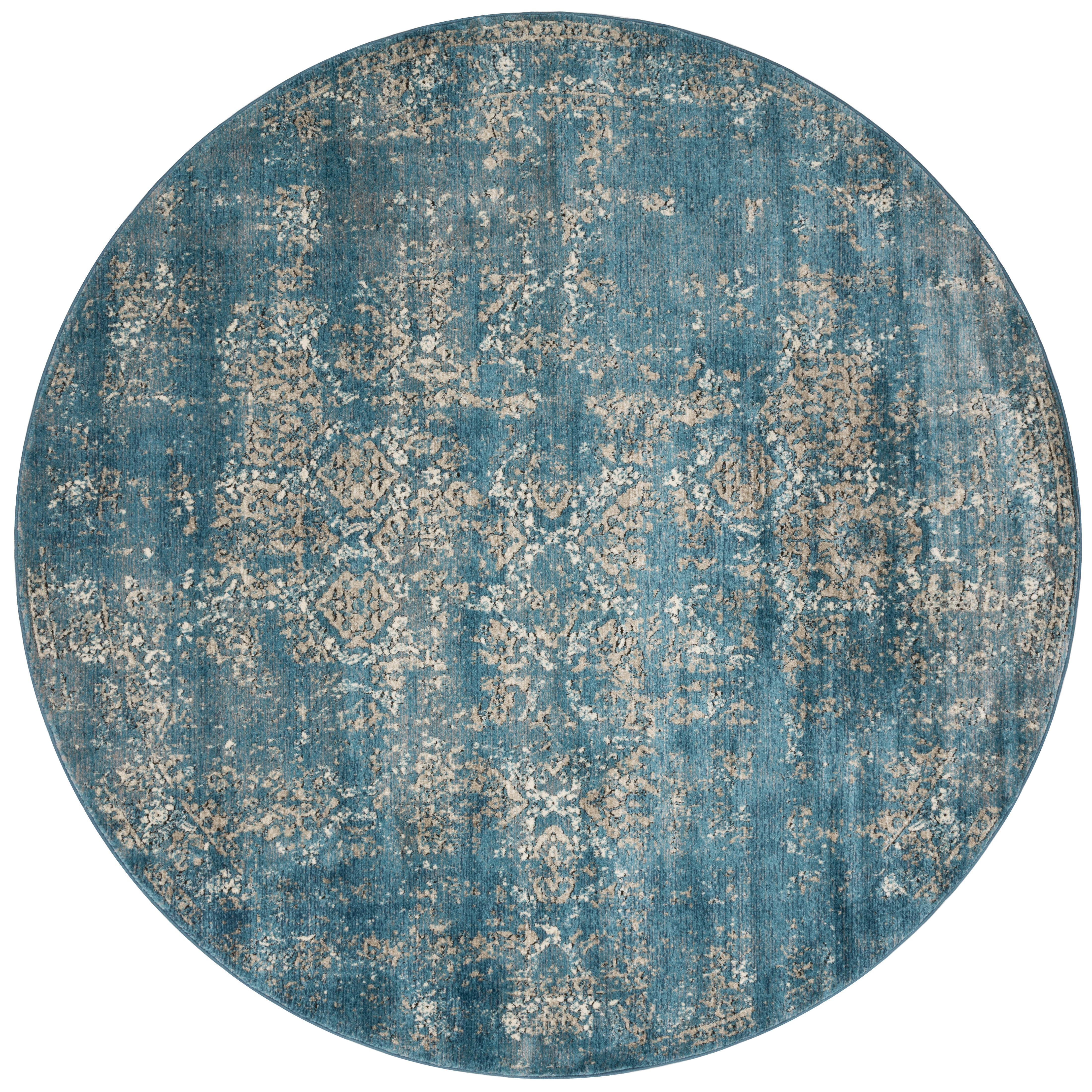 Loloi Millennium Blue / Taupe Rug RUGS - synthetic Loloi