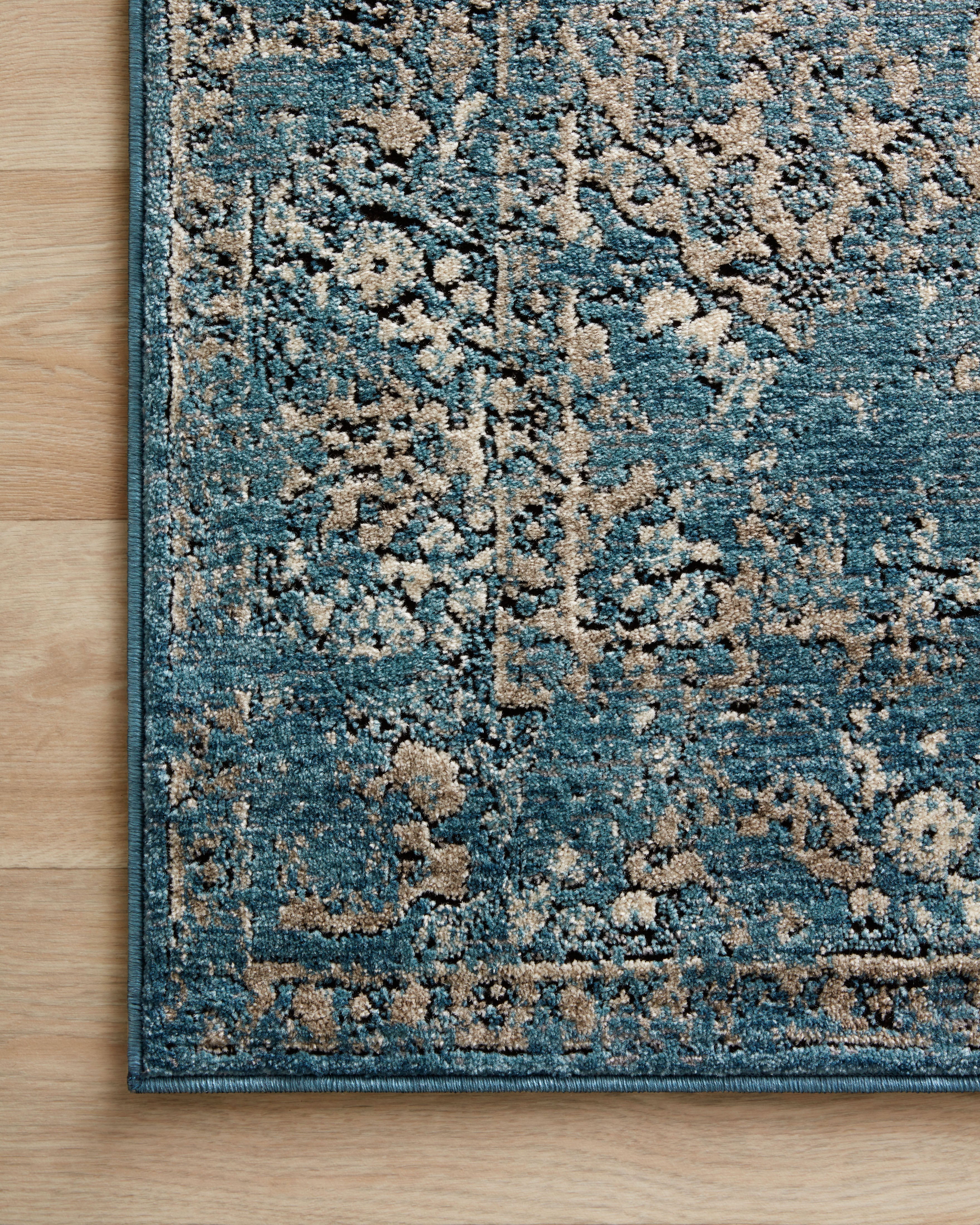 Loloi Millennium Blue / Taupe Rug RUGS - synthetic Loloi